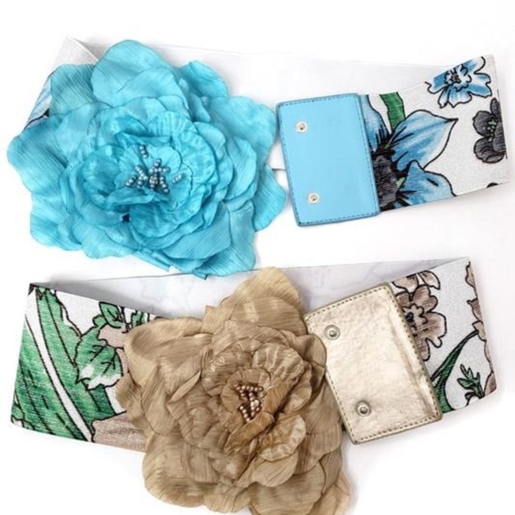 3D flower corset belt, women fashion - Picture 7 of 8